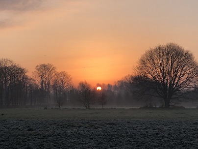 Opkomende zon